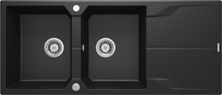 2-bowl granite sink with drainer #1