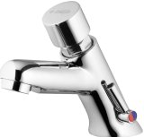 Timed washbasin mixer with temperature control #1