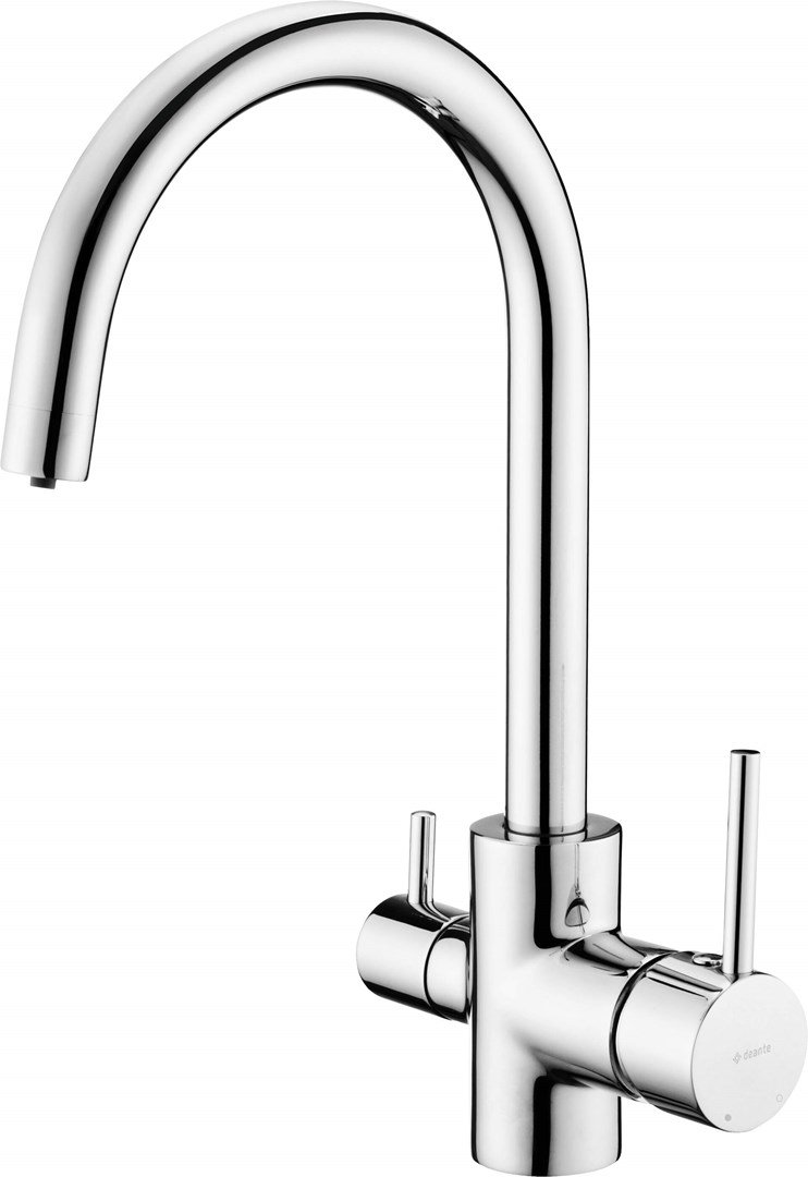 Kitchen faucet with water filter connection #1