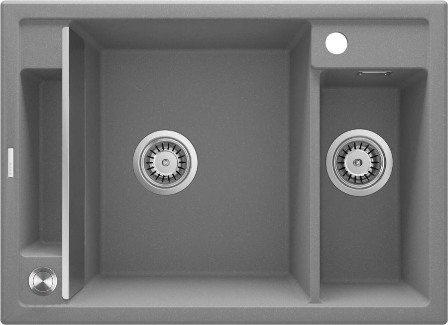 Magnetic granite sink 1.5-bowl #1