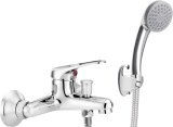 Wall-mounted bathtub mixer with shower set #1