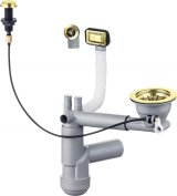 Siphon for 1-bowl granite sink - Space-Saver #1