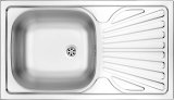 1-bowl steel sink with drainer #1