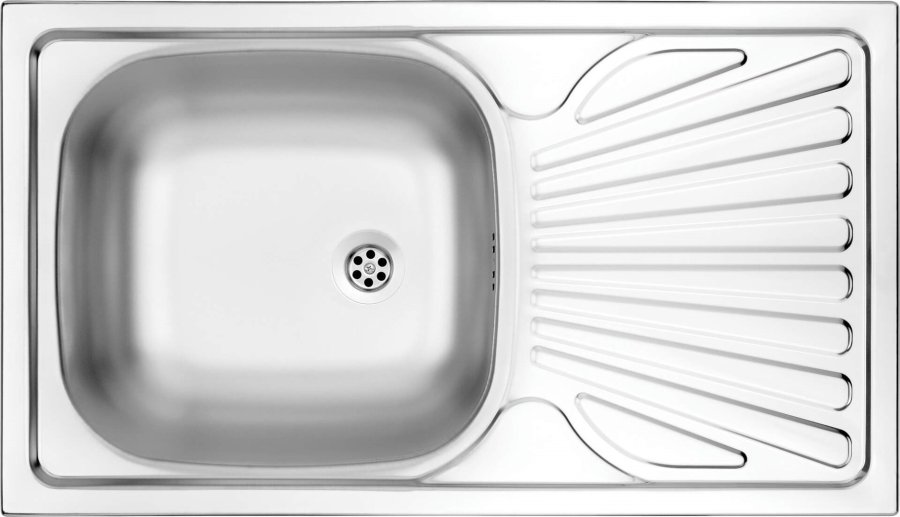 1-bowl steel sink with drainer #1