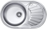 1-bowl steel sink with drainer #1