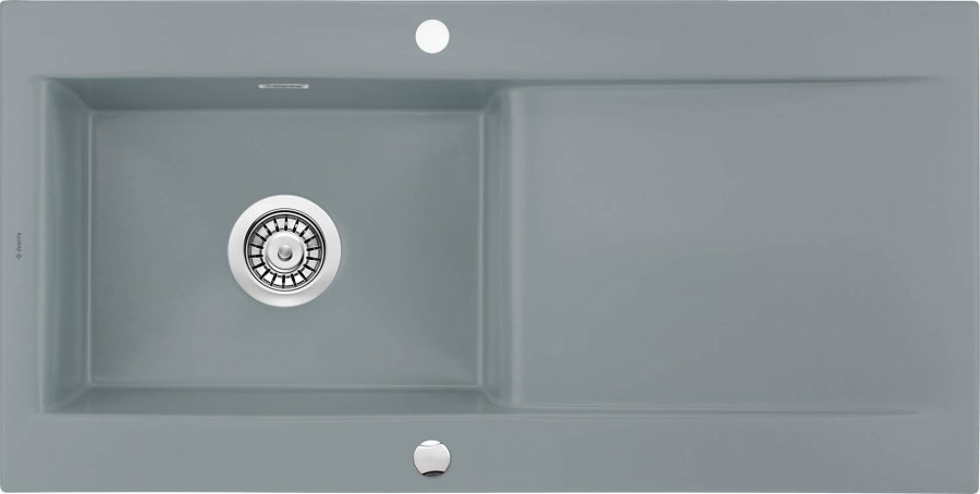 1-bowl ceramic sink with drainer #1