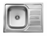 1-bowl steel sink with drainer #1