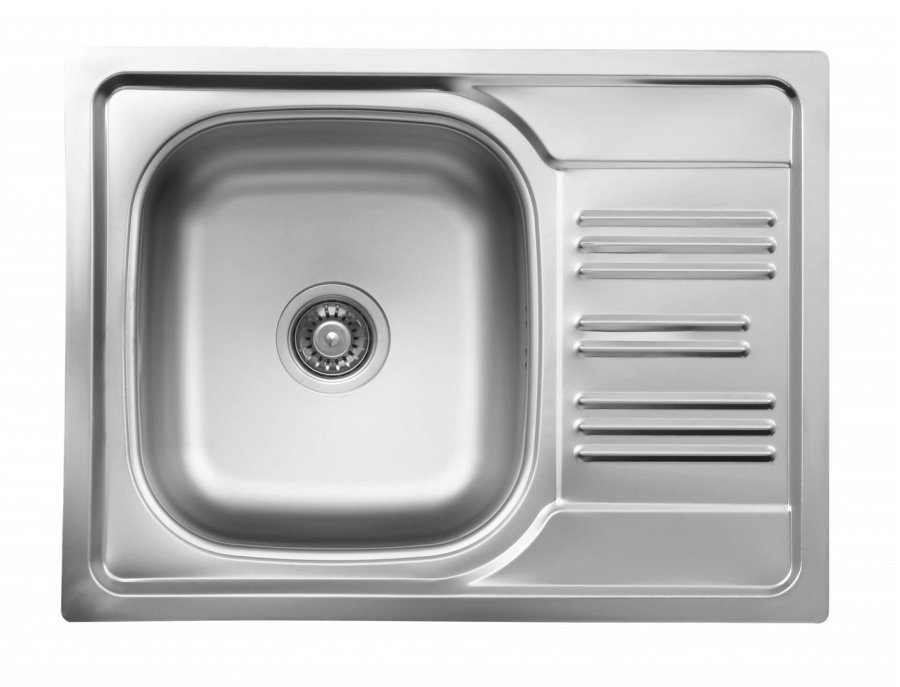 1-bowl steel sink with drainer #1