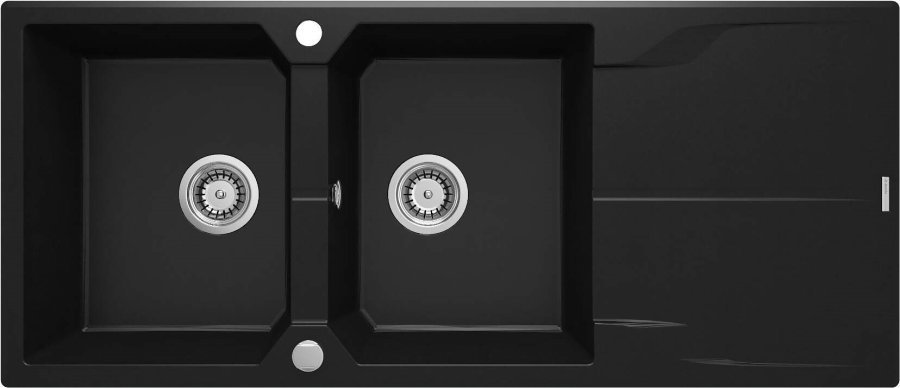 2-bowl granite sink with drainer #1