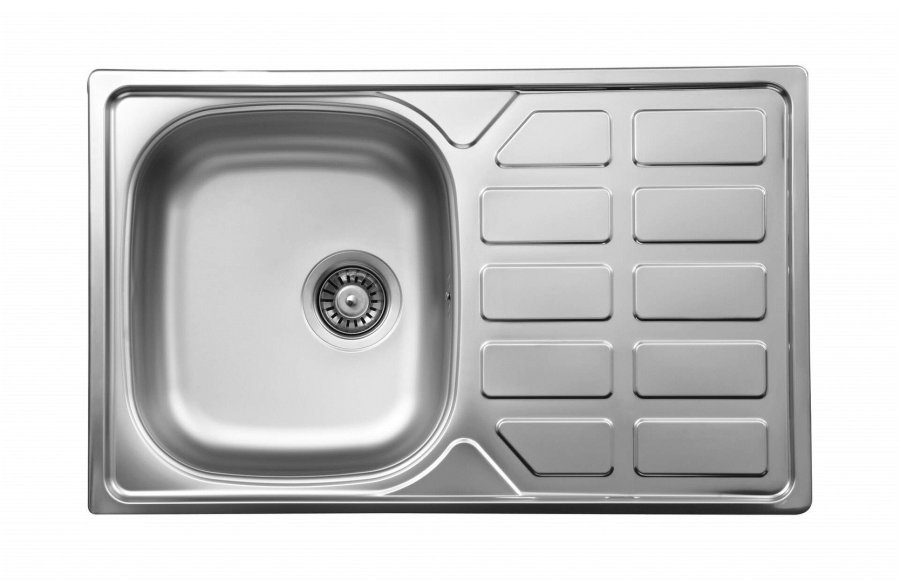 1-bowl steel sink with drainer #1