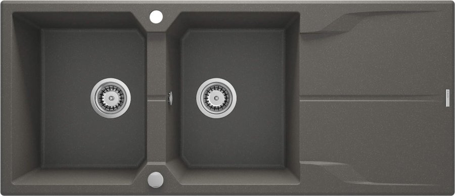 2-bowl granite sink with drainer #1
