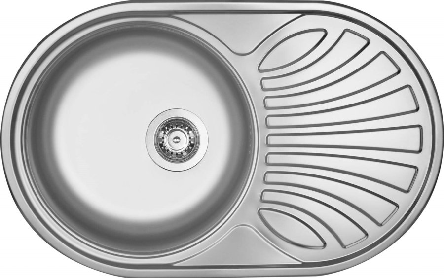 1-bowl steel sink with drainer #1