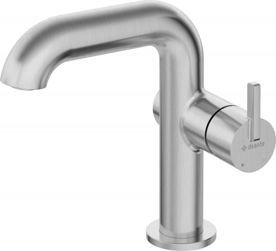 Basin mixer with rectangular spout #1