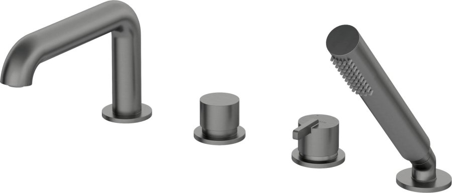4-hole bathtub mixer with shower set #1