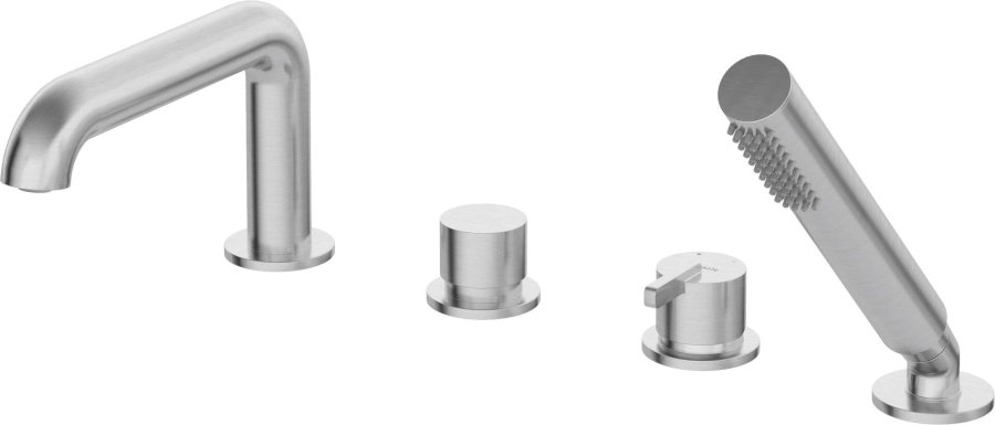 4-hole bathtub mixer with shower set #1