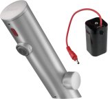 Touchless washbasin mixer with temperature control - 4xAA #1