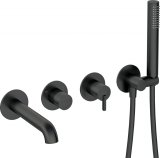 4-hole concealed bathtub mixer #1