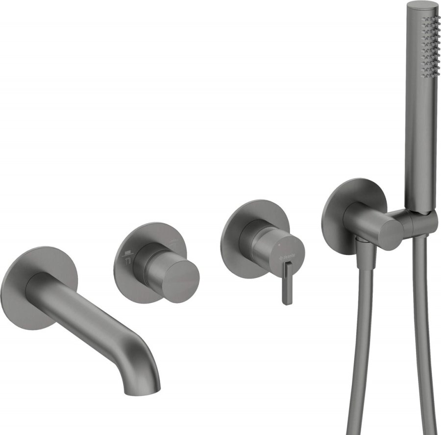4-hole concealed bathtub mixer #1