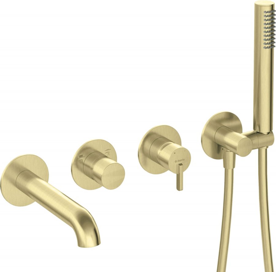 4-hole concealed bathtub mixer #1
