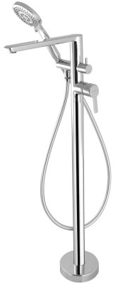 Freestanding bathtub mixer with shower set #1