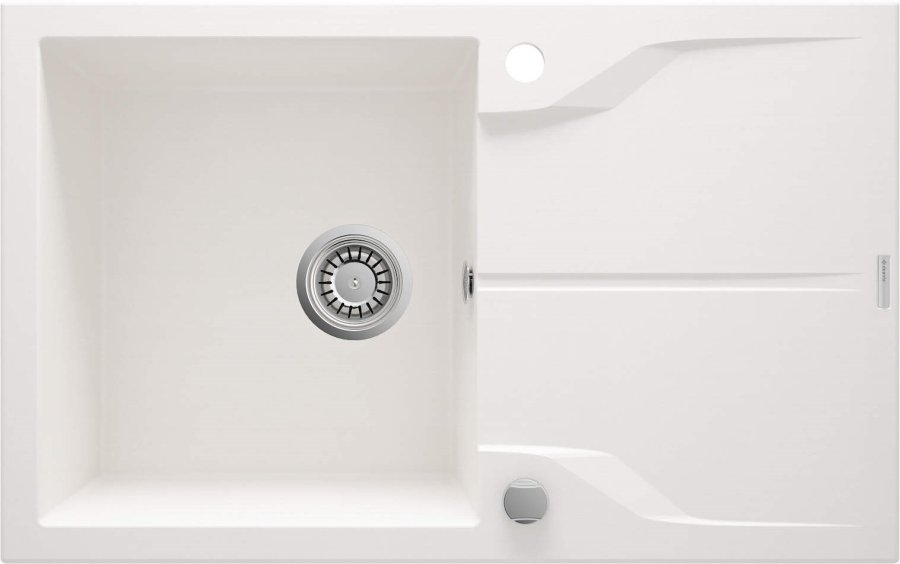 1-bowl granite sink with drainer - mounted flush with the worktop #1