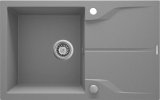 1-bowl granite sink with drainer - mounted flush with the worktop #1