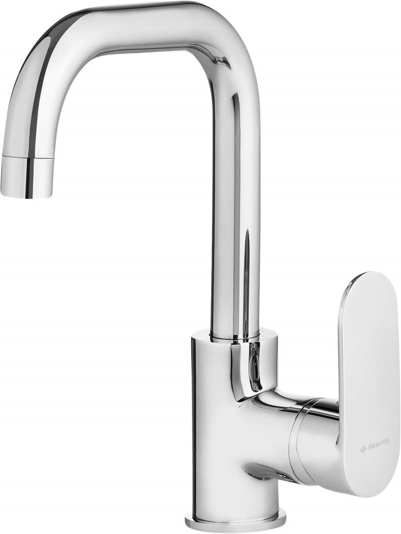 Basin mixer with rectangular spout #1