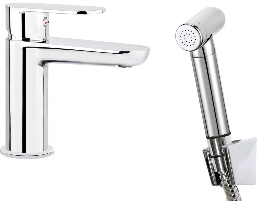 Basin faucet with bidetta shower head #1