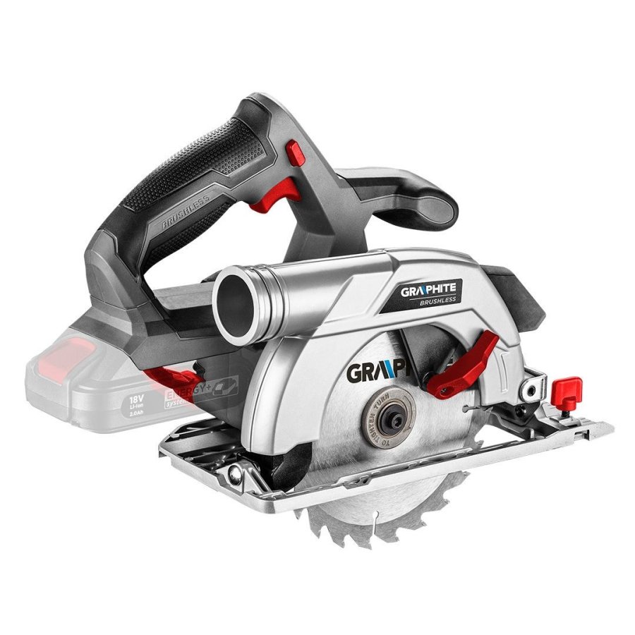 Graphite 58G023 transportabel rundsav 16,5 cm Gr, Rd, Slv 4200 rpm #2
