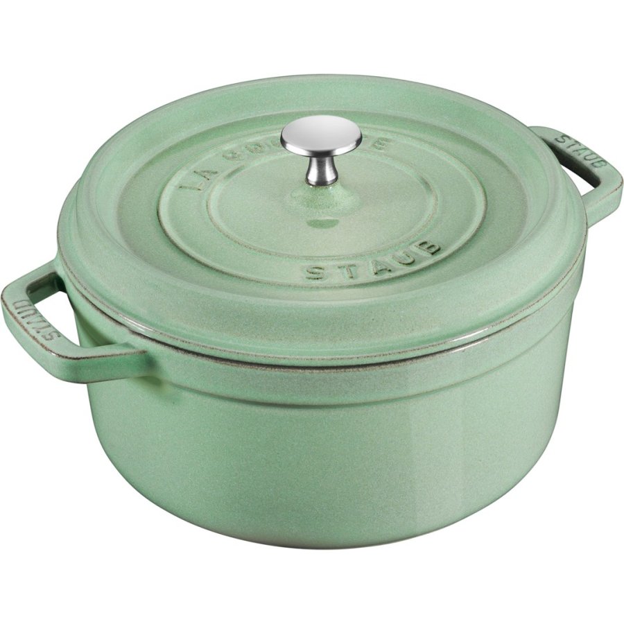 Staub Round Cast Iron Pot - 2.6 ltr, Mint #1