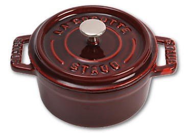 Staub Mini Round Cast Iron Pot - 250 ml, Grenadine #1