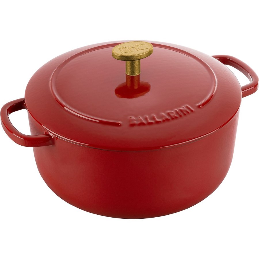 BALLARINI BELLAMONTE Cast iron pot round 2.6 ltr, red #1