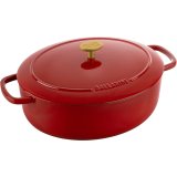Ballarini Bellamonte Oval Cast Iron Casserole - 4.5 ltr, Red #1