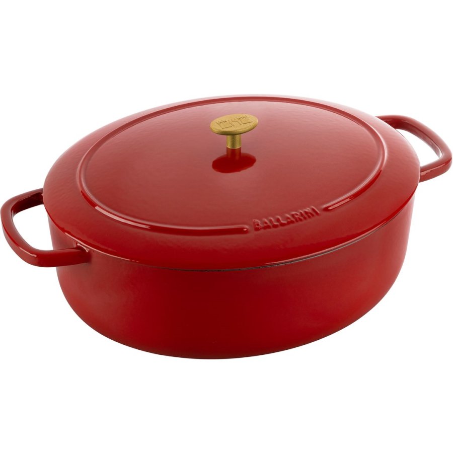 Ballarini Bellamonte oval cast iron pot - Red, 7.5 ltr #1