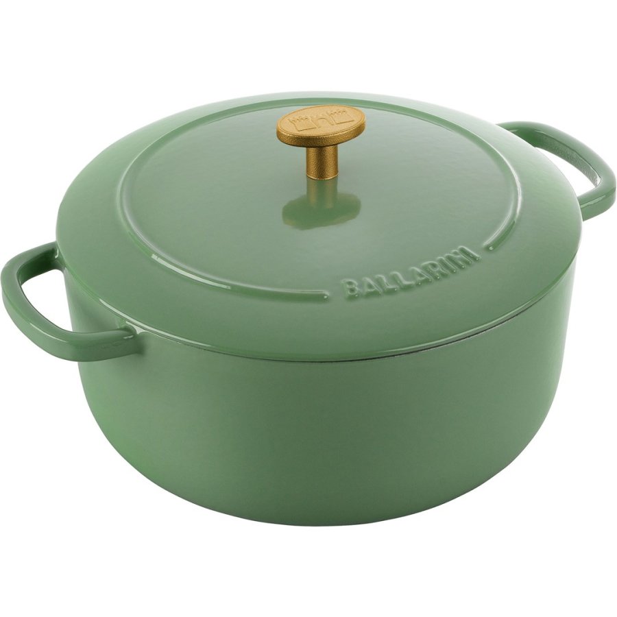 Ballarini Bellamonte Round Cast Iron Pot - 3 ltr, Green #1