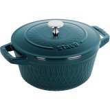 Staub Round Cast Iron Pot - 4 ltr, Marine #1