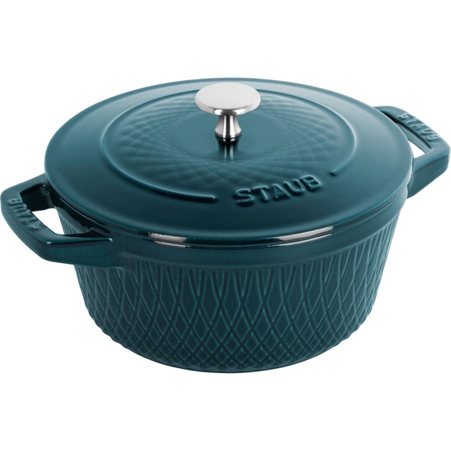 Staub Round Cast Iron Pot - 4 ltr, Marine #1