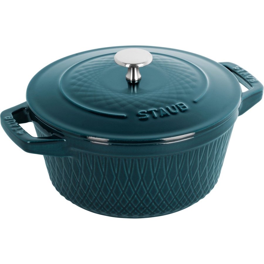 Staub Round Cast Iron Pot - 2.3 ltr, Marine #1