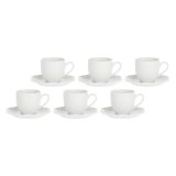 LA PORCELLANA BIANCA VILLADEIFIORI Set of 6 coffee cups with saucer 85 ml #1