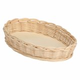 LA PORCELLANA BIANCA MIDOLLINO Wicker basket for oval baking dish 23 cm #1