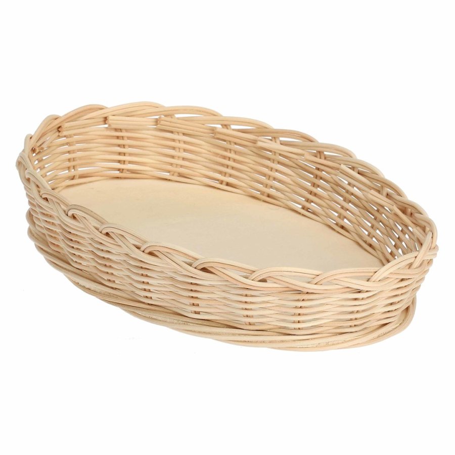 LA PORCELLANA BIANCA MIDOLLINO Wicker basket for oval baking dish 23 cm #1