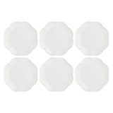 Set of 6 Villadeifiori pastry plates - White, 19 cm #1