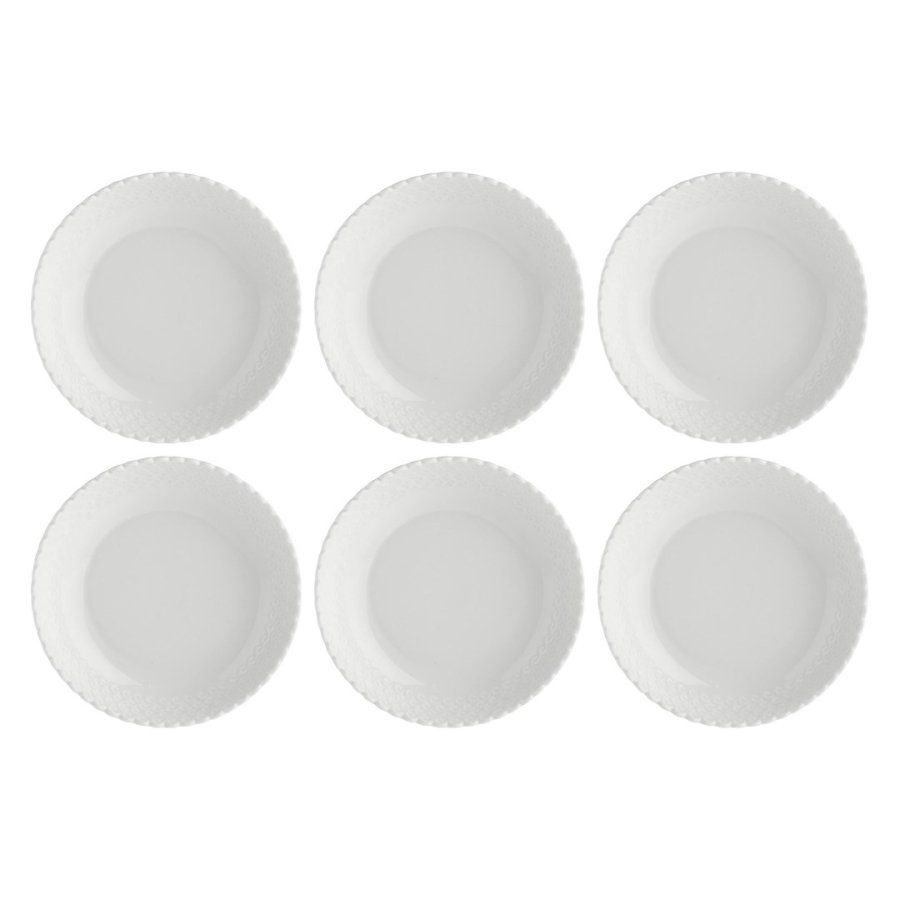 Set of 6 Momenti Soup Plates - White, 24 cm #1