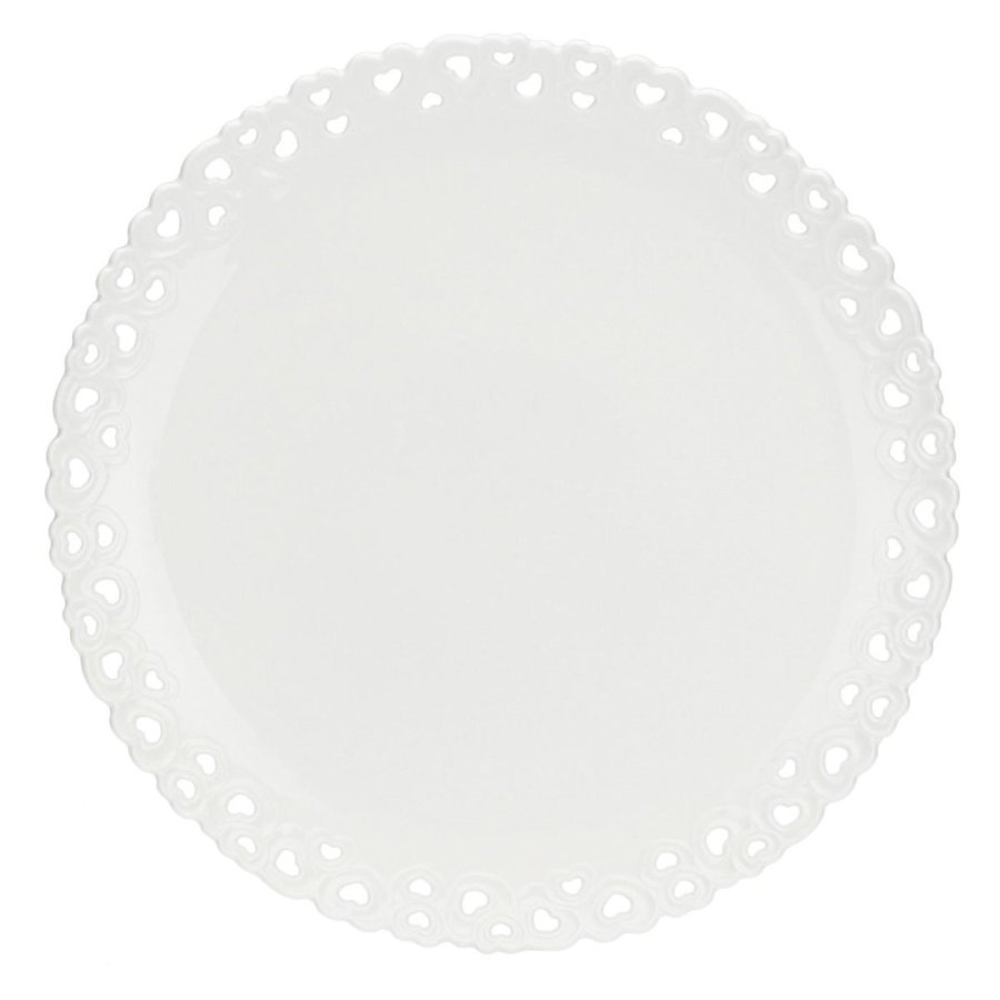 Embellished Valentino cake plate - White, 34 cm #1
