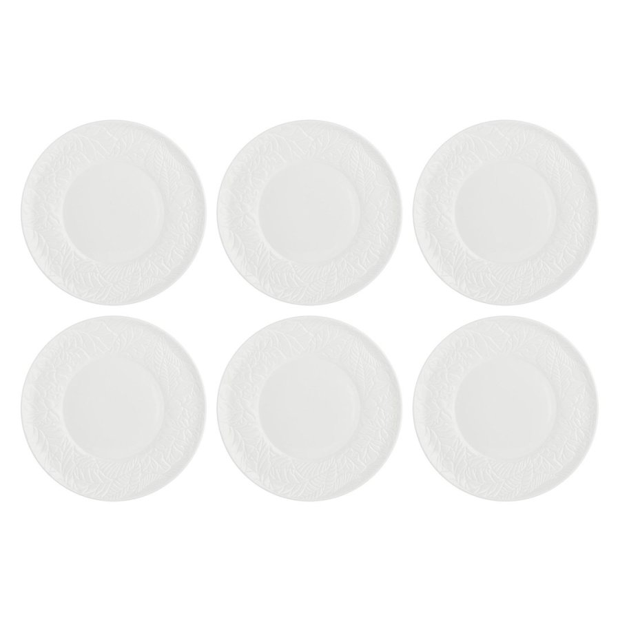 Set of 6 Bosco Salad Plates - White, 21.5 cm #1