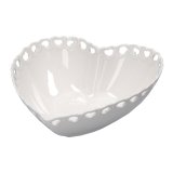 Embellished bowl Valentino heart - White, 20 cm #1