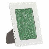 Embellished Valentino photo frame - White, 13 x 18 cm #1
