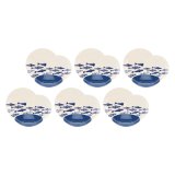 ROSE&TULIPANI THE BLUE ONES Dinner service for 6 people #1