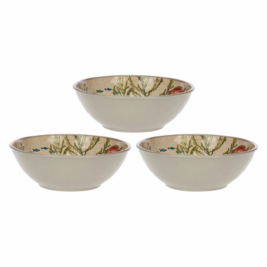 Sea Life melamine round salad bowl - 28 cm #1