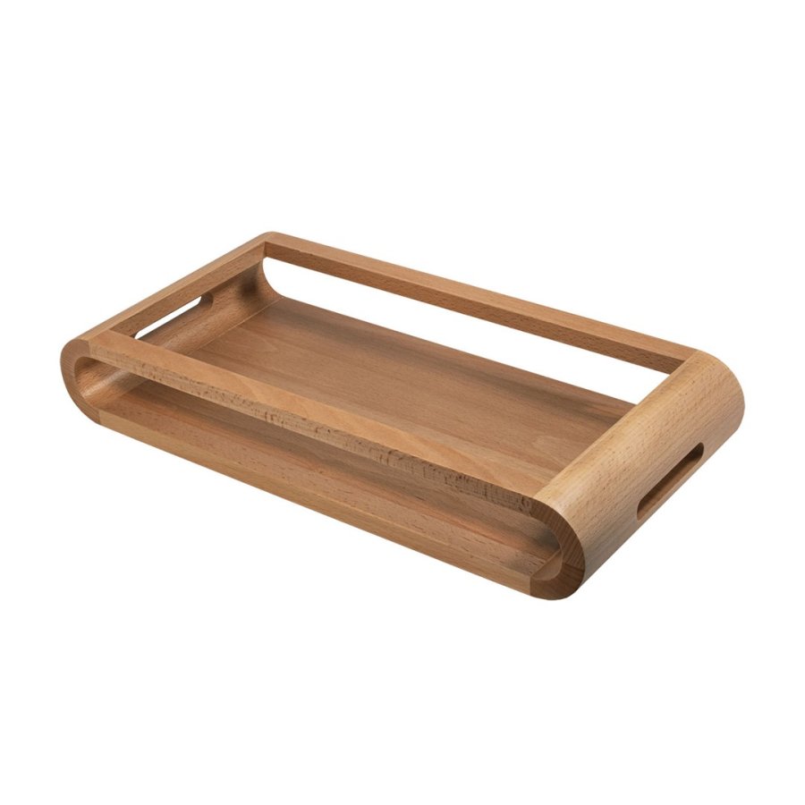 ARTELEGNO VASD Double-sided beech wood tray 21 x 43 cm #1